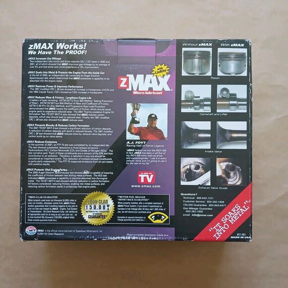 zMAX With Linkite Power System Micro Lubricant Trans 4 Piece Set As Seen On TV - Picture 2 of 5